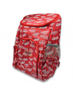 Tradineur - Mochila frigorífica, fabricación en poliéster, Mochila de viaje, ideal para verano. Color Surtido. 42 x 39 x 28 cm.