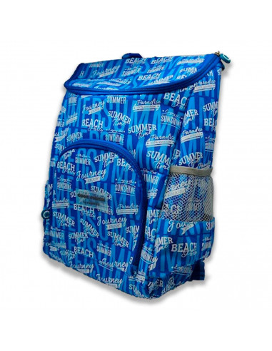 Tradineur - Mochila frigorífica, fabricación en poliéster, Mochila de viaje, ideal para verano. Color Surtido. 42 x 39 x 28 cm.