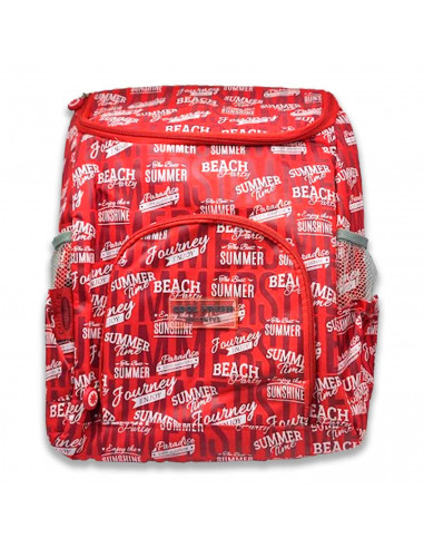 Tradineur - Mochila frigorífica, fabricación en poliéster, Mochila de viaje, ideal para verano. Color Surtido. 42 x 39 x 28 cm.