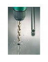 Tradineur - Broca espiral de acero inoxidable, válida para perforar hierro y aluminio, bricolaje, carpintería, color dorado, 7,5