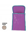 Tradineur - Bolsa frigorífica infantil, fabricación en fibra sintética, Mochila de viaje, ideal para verano. Color azul. 12 x 18
