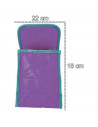 Tradineur - Bolsa frigorífica infantil, fabricación en fibra sintética, Mochila de viaje, ideal para verano. Color azul. 12 x 18