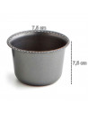 Tradineur - Molde redondo para flan antiadherente. Fabricado en acero, apto para horno y lavavajillas. 5 x 7,5 cm (alto x diámet